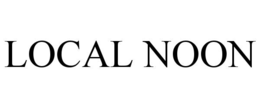local noon