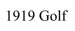 1919 golf