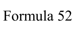 formula 52