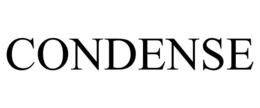 condense