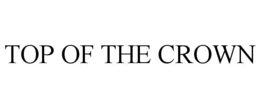 top of the crown