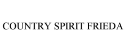 country spirit frieda