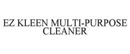 ez kleen multi-purpose cleaner