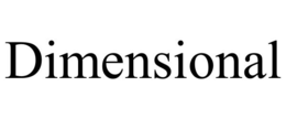 dimensional