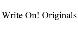 write on! originals
