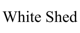 white shed
