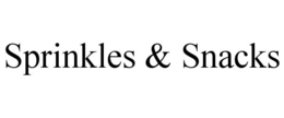 sprinkles & snacks