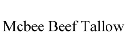 mcbee beef tallow