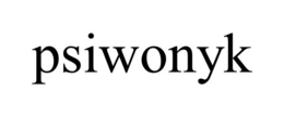 psiwonyk
