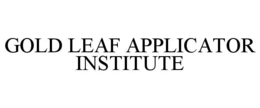 gold leaf applicator institute