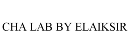cha lab by elaiksir