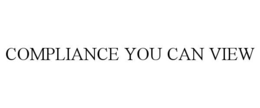 compliance you can view