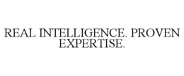 real intelligence. proven expertise.