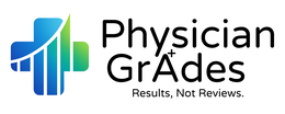 physician grades results, not reviews.