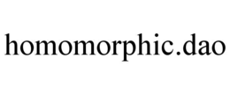 homomorphic.dao