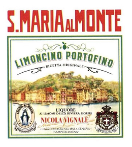 s.maria al monte limoncino portofino ricetta originale liquore ai limoni della riviera ligure nicola vignale casa fondata nel 1858 a genova sampierdarena s.maria al monte marca depositata
