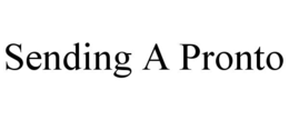 sending a pronto