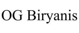 og biryanis