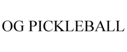 og pickleball