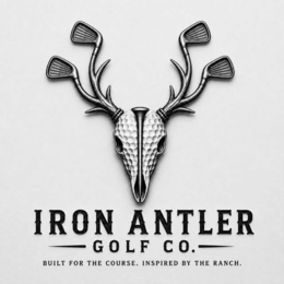 iron antler golf co. built for the course. inspired by the ranch.