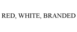 red, white, branded