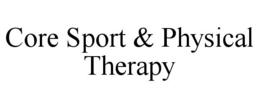 core sport & physical therapy