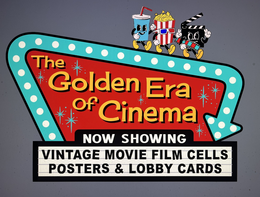 the golden era of cinema now showing vintage movie film cells posters & lobby cards