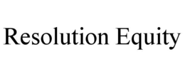 resolution equity