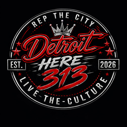 detroit here 313. rep the city. live the culture. est 2026