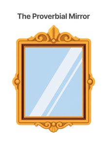 the proverbial mirror