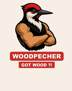 woodpecher got wood ?!